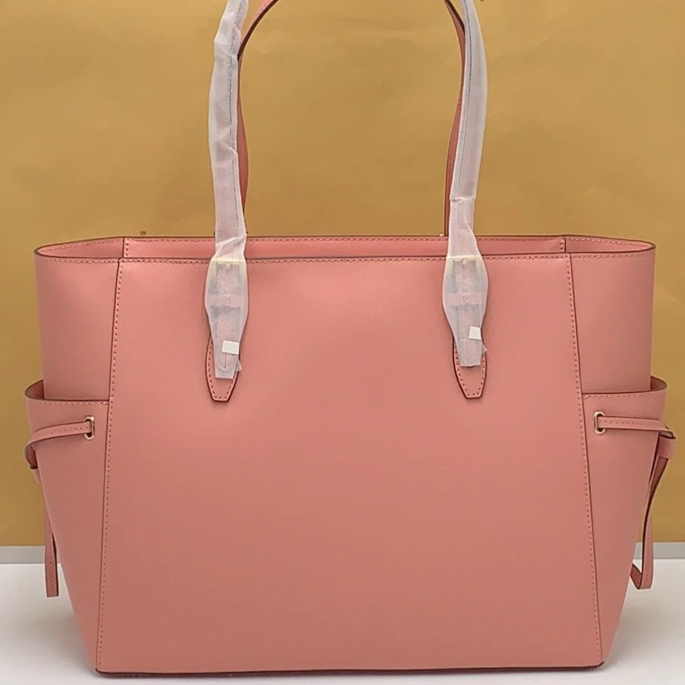 MICHAEL KORS GILLY LARGE DRAWSTRING TRAVEL TOTE PRIMROSE COLOR - Picture 5 of 15